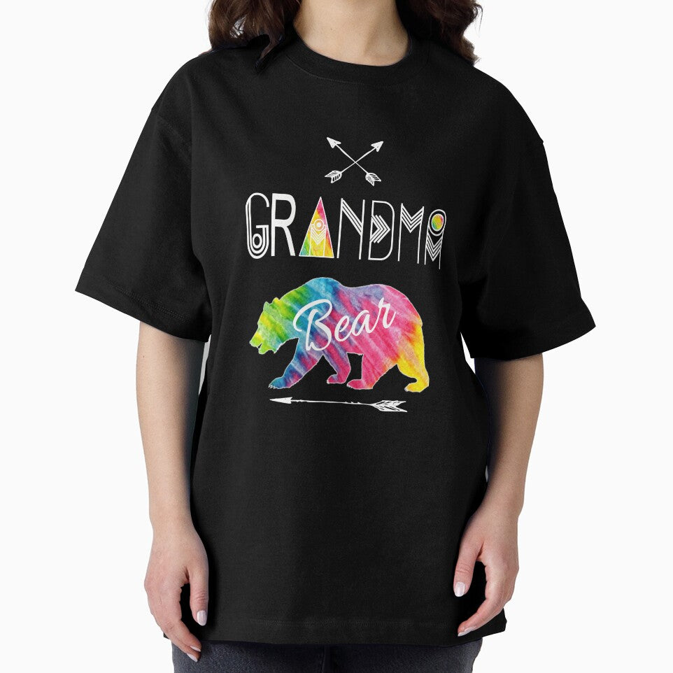 Grandma Bear Matching Family Tye Die Christmas Camping Gift by Sapphire Star
