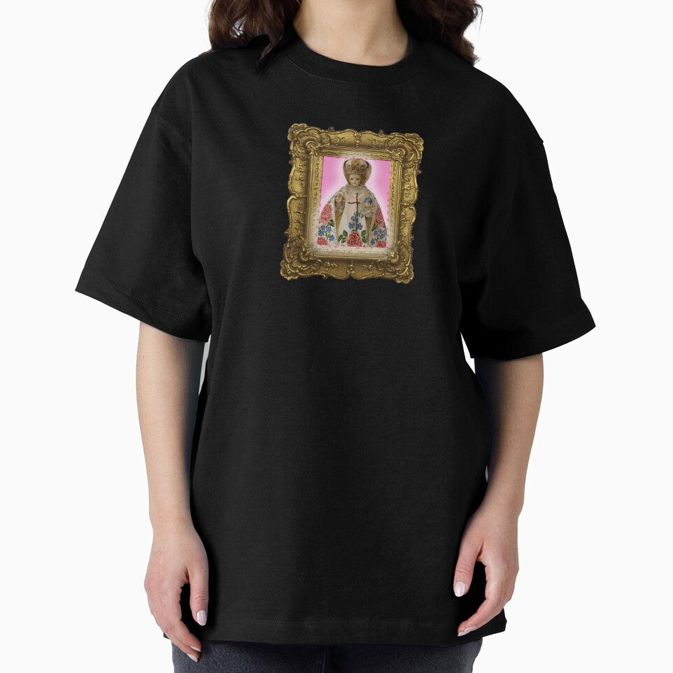 Infant Jesus Statue in Gold Frame by PhaedraArt
