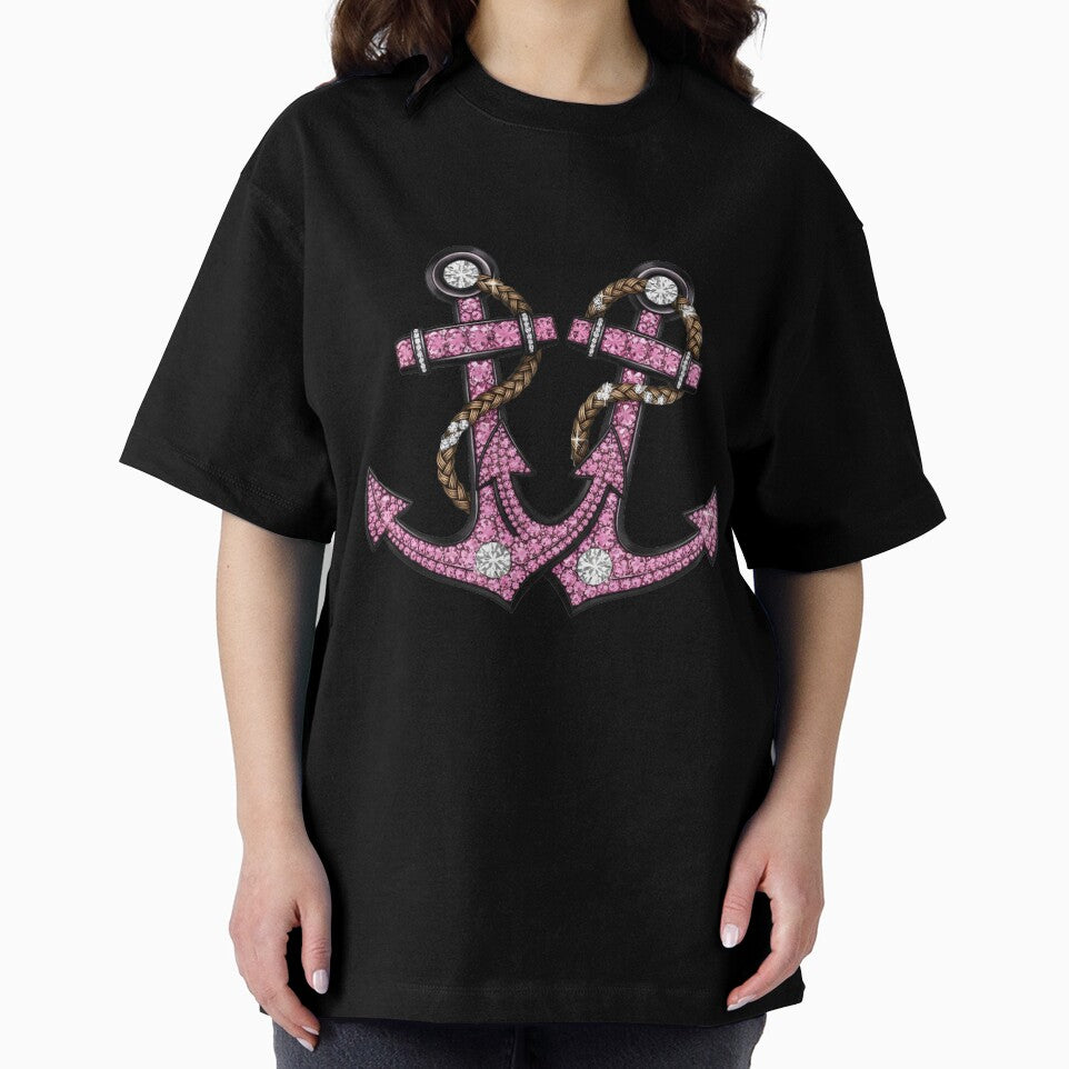 Pink Anchors Couple Valentines Day by KroghDs