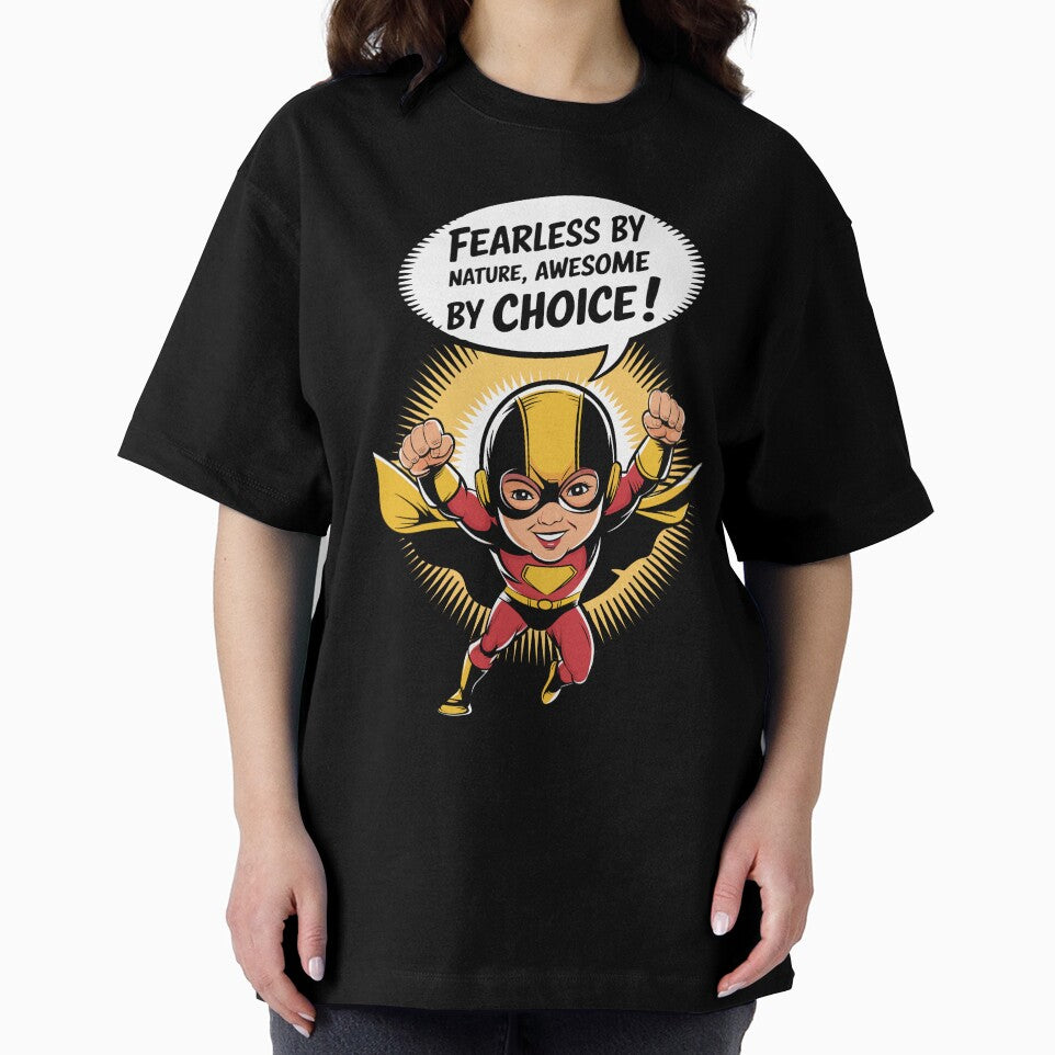 Fearless by Nature, Awesome by Choice - Kids Empowerment Design by MolonasDesigns