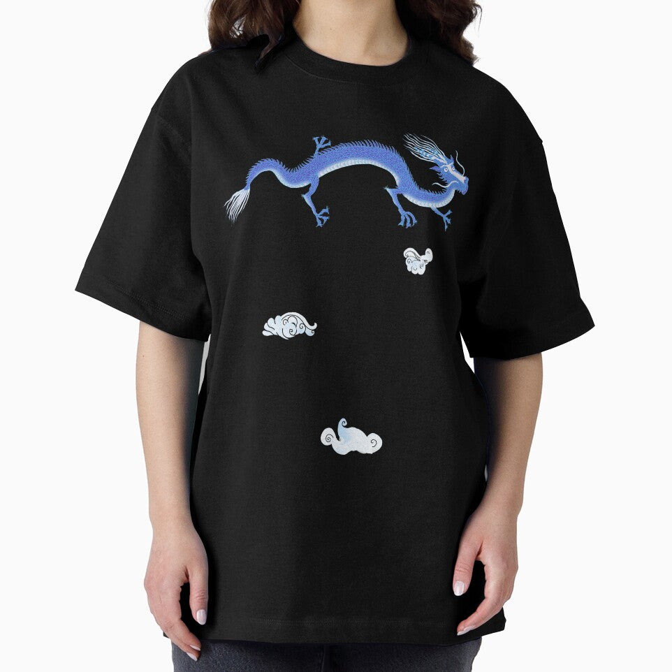 Blue Dragon and Mountain by SusanSanford