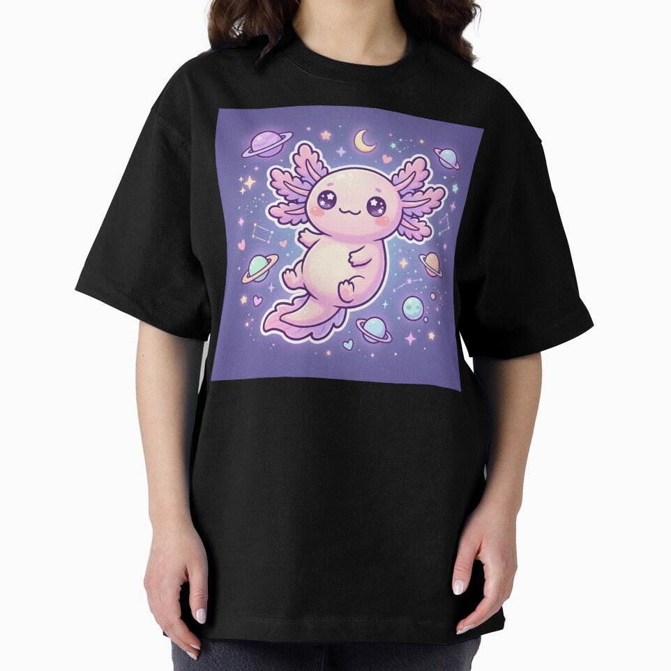 Kawaii Axolotl in Space – Cute Pastel Galaxy Axolotl Aesthetic by Chic  Artistry