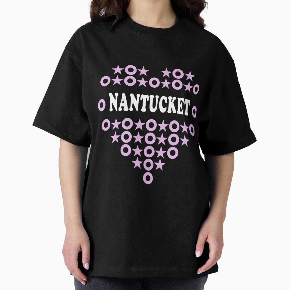 Nantucket Pink Heart A Great Place by KhanWill