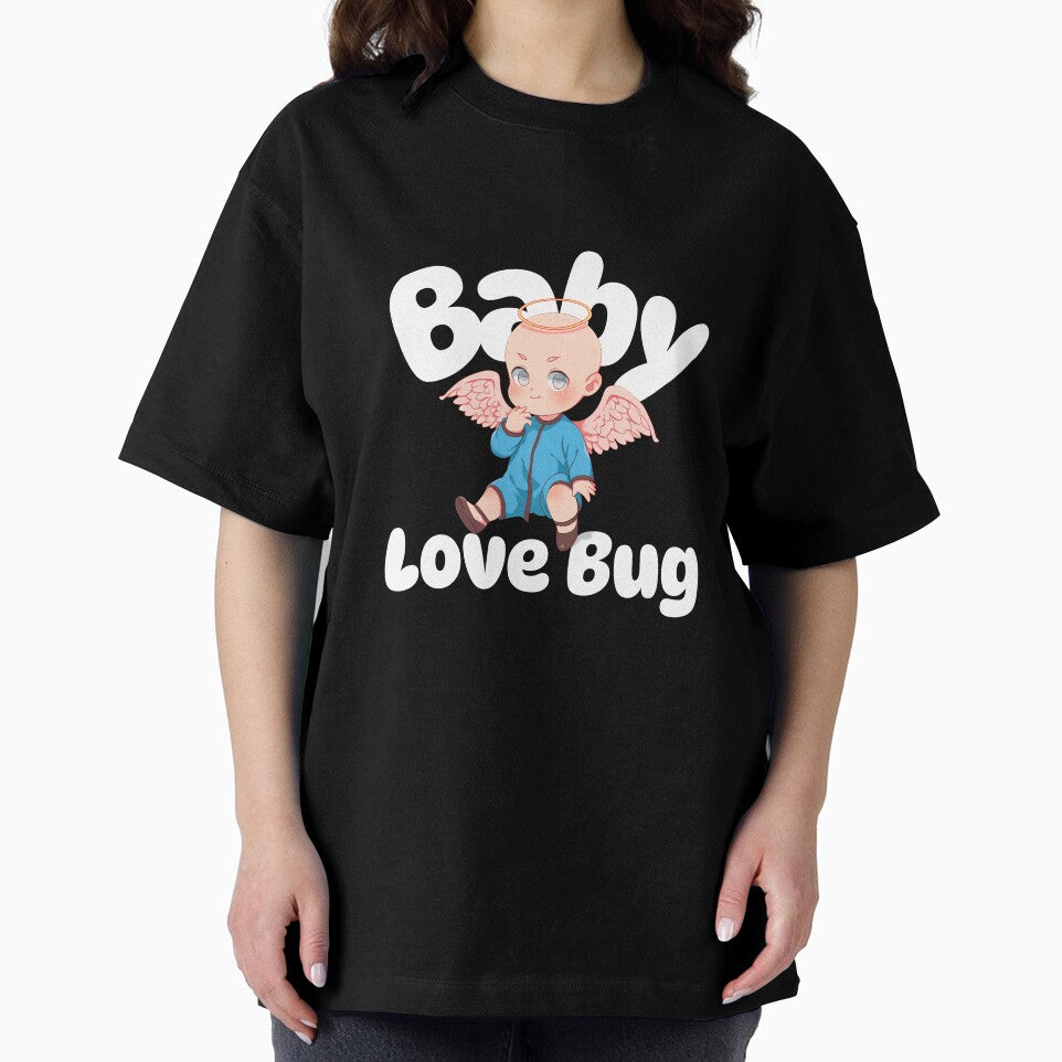 Baby Love Bug – Adorable Baby Angel with Wings and Sweet Typography for Valentine’s Day and Cute Gift Lovers by Ani-24