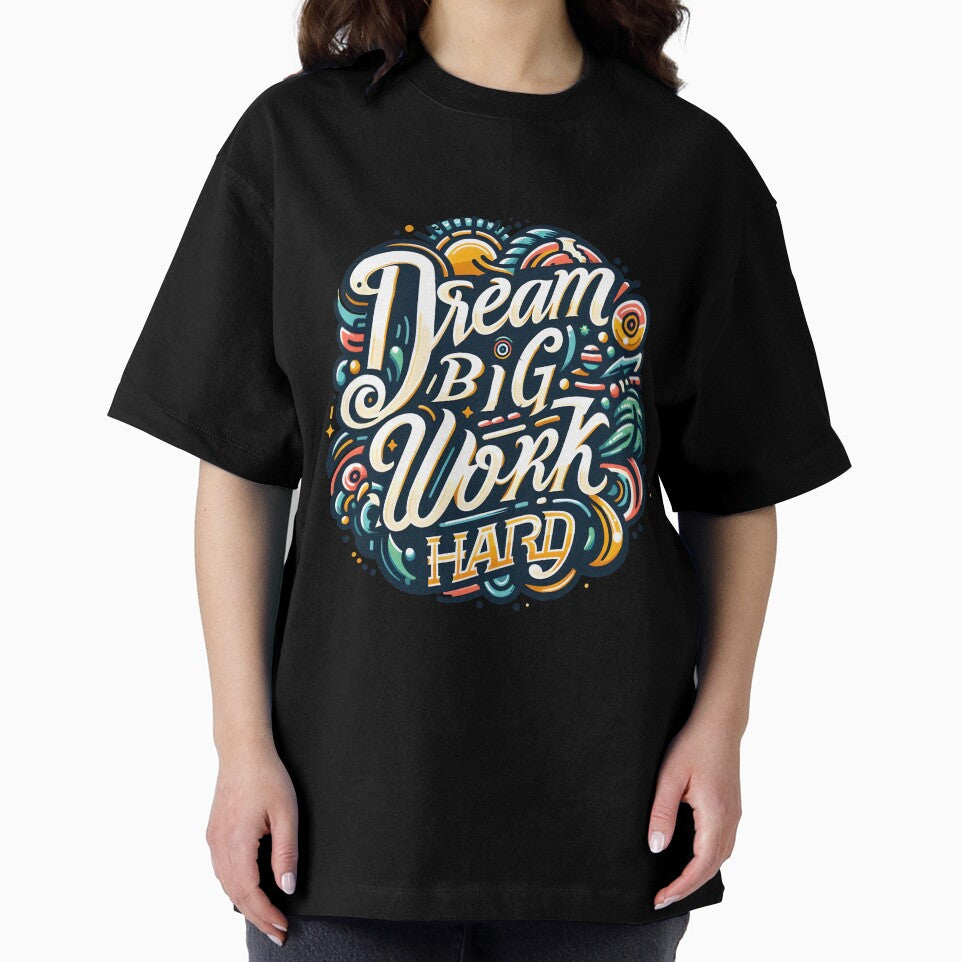 Dream Big Work Hard, typography by maxmaj