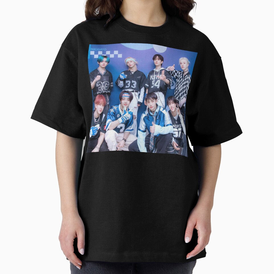 Stray Kids Karma Ceremony Inkigayo SKZ ot8 group image comeback bang chan lee know changbin hyunjin han felix seungmin IN stay skzoo kpop by Kpop-Noona