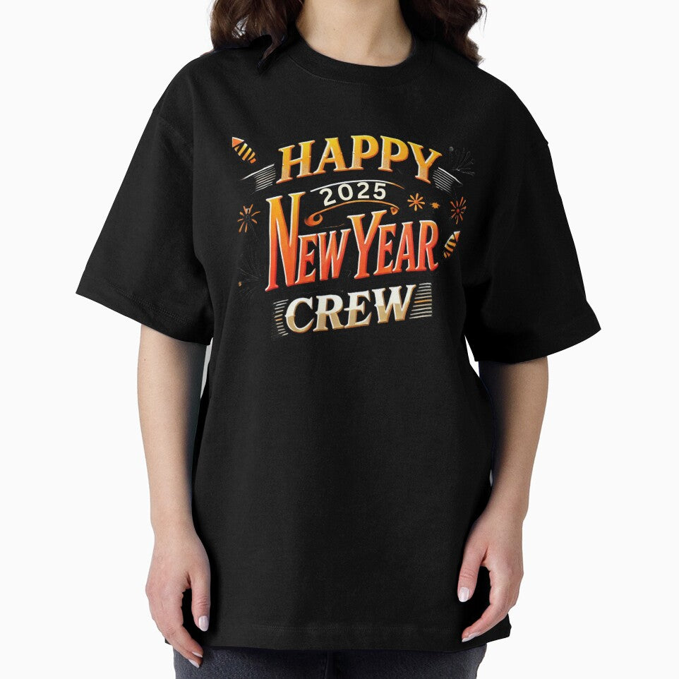 Happy New Year 2025 Crew Shirt – Festive Party Group Tee by BlankCanvasHaHa