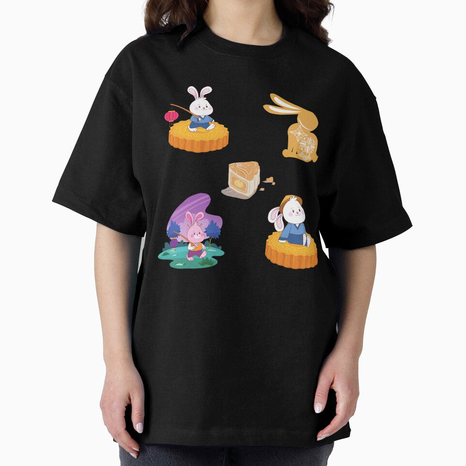 Mid Autumn Festival Rabbit on Moon Cake Collection by infazbdeen
