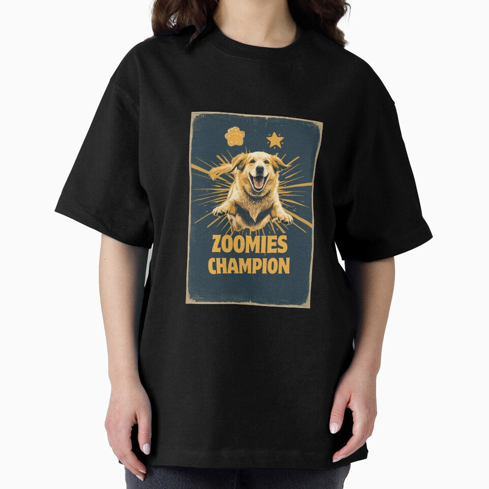 Zoomies Champion Funny Retro Dog Design by jojodebondy