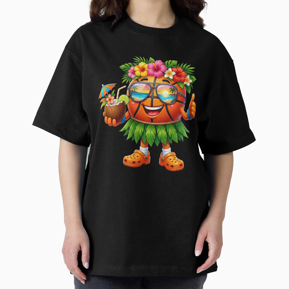 Hawaiian Basketball Hawaii Tropical Beach Summer Vacation by Littermin