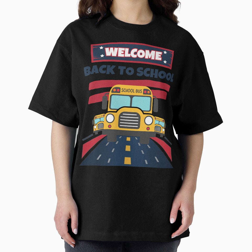 Welcome Back To School For School Bus Driver Teacher And Student by MALIKABO