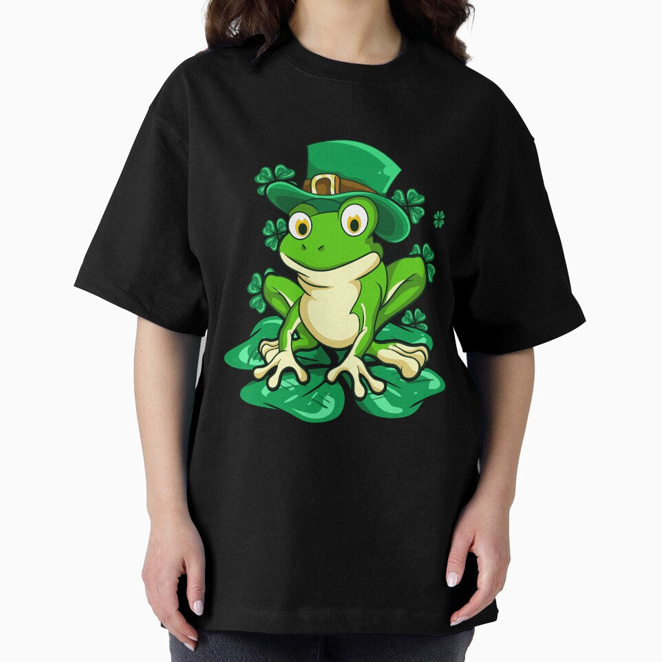 Funny Irish St. Paddy's Frog Shamrock St. Patrick's Day by Coconil