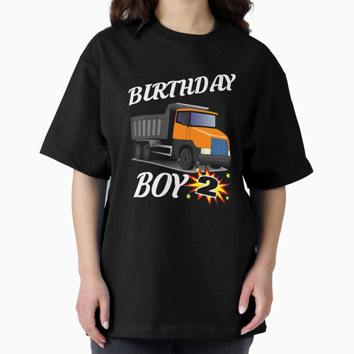 2 Years Old Birthday ShirtDumptruck GifDesign by drwigglebutts