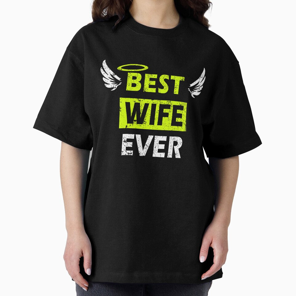 Best Wife Ever - Perfect Gift Design with Wings by Mfk Clothes