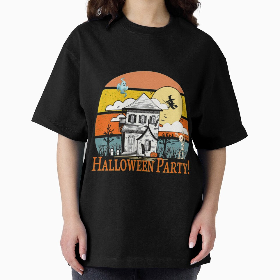 Halloween Party Vintage Haunted House Ghost by Clavitaps