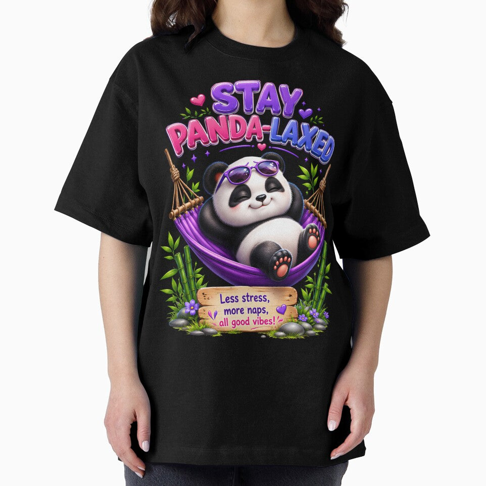 Cute Panda Stay Panda Laxed Design by KLERIKSTORE