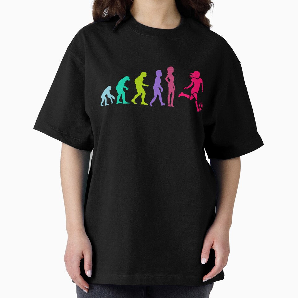 Evolution of girls soccer by funnytshirtco
