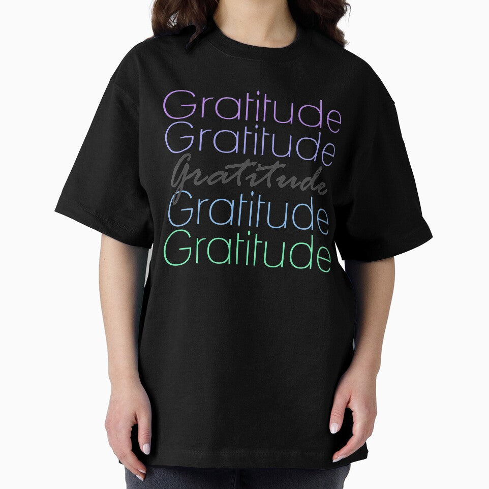 Gratitude Typography Design With Soft Colors by Oirabot