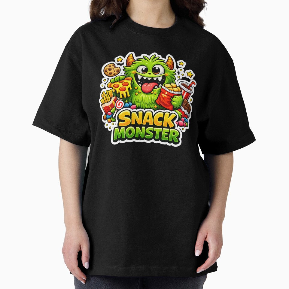 Snack Monster – Cute Funny Food Lover Cartoon Monster Design by jerskie_12tribes
