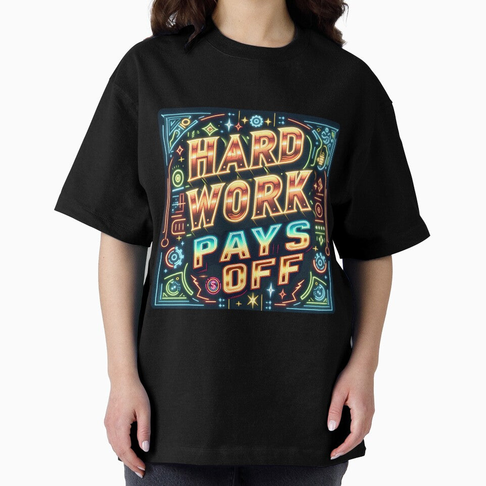 Hard work pays off, typography by maxmaj