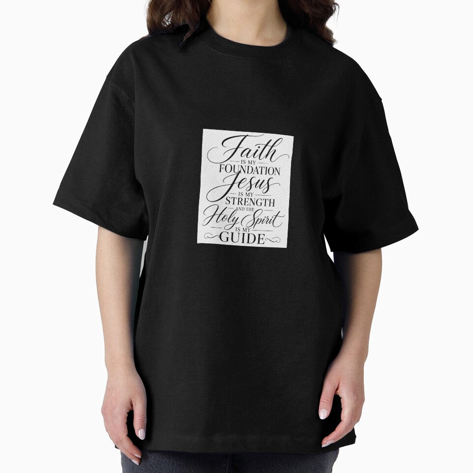 Minimalist Christian Faith Typography Design by LizzySassy