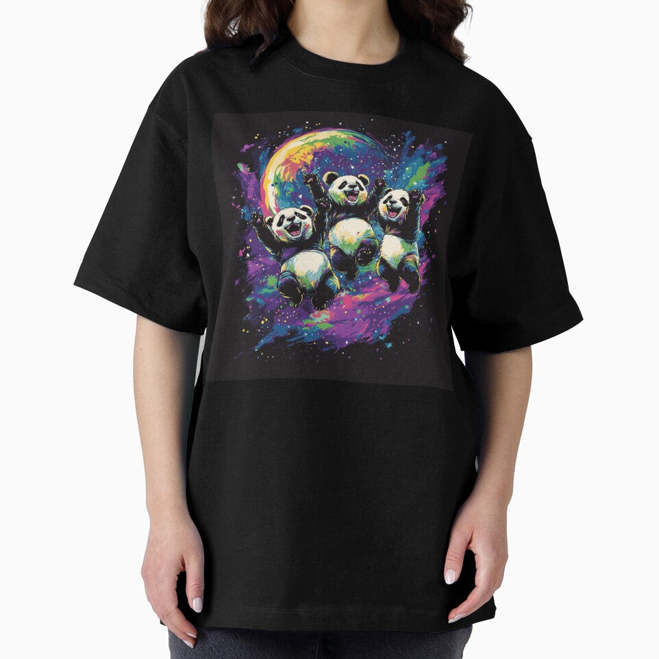 Group Of Panda and Moon by NicolasGlowArt