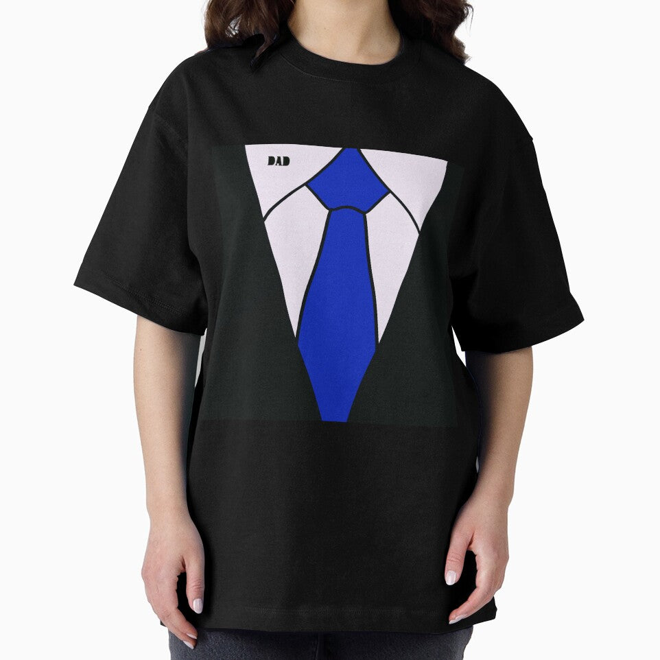 Blue tie black suit design by chanelw-22art