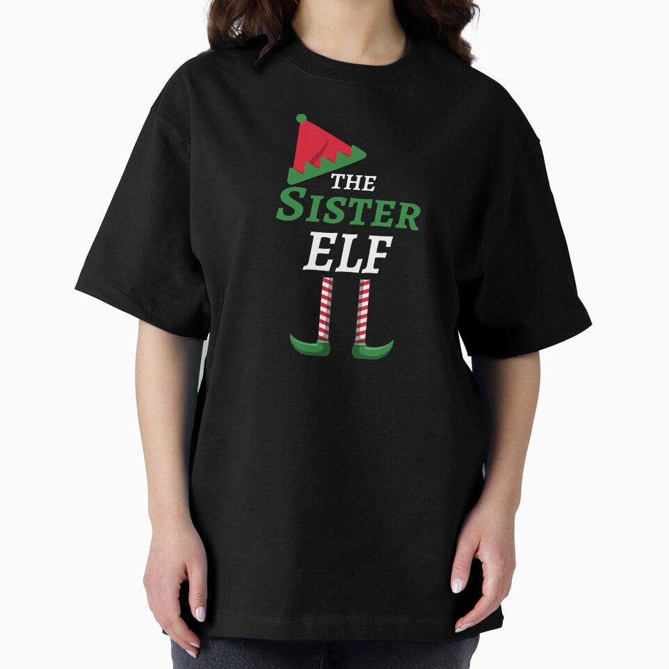 The Sister Elf matching family Christmas by HolidayTees