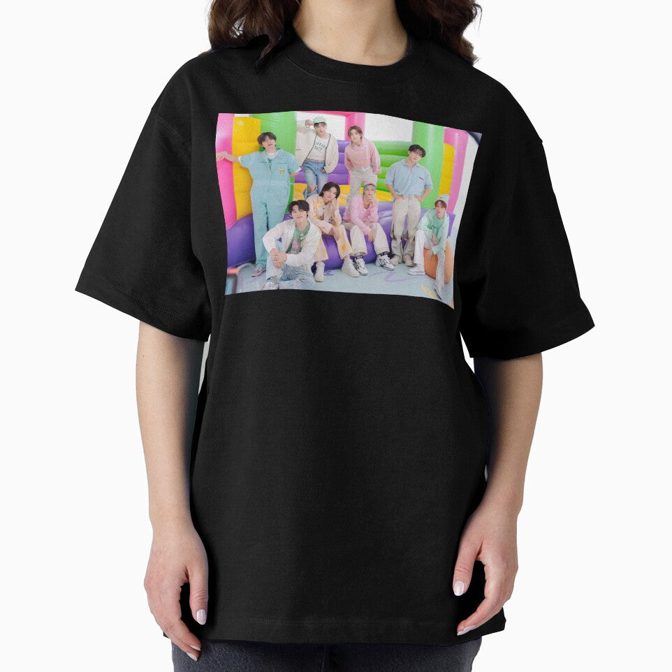 SKZ pastel pink blue yellow poster cute boys summer limited edition smile You make STRAY KIDS stay kpop happy ot8 daughter gift photocards by Kpop-Noona
