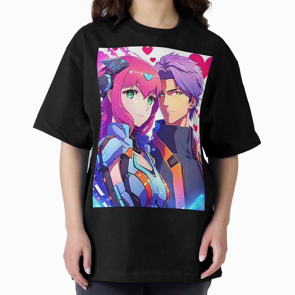 Futuristic anime love by ArtsJulian