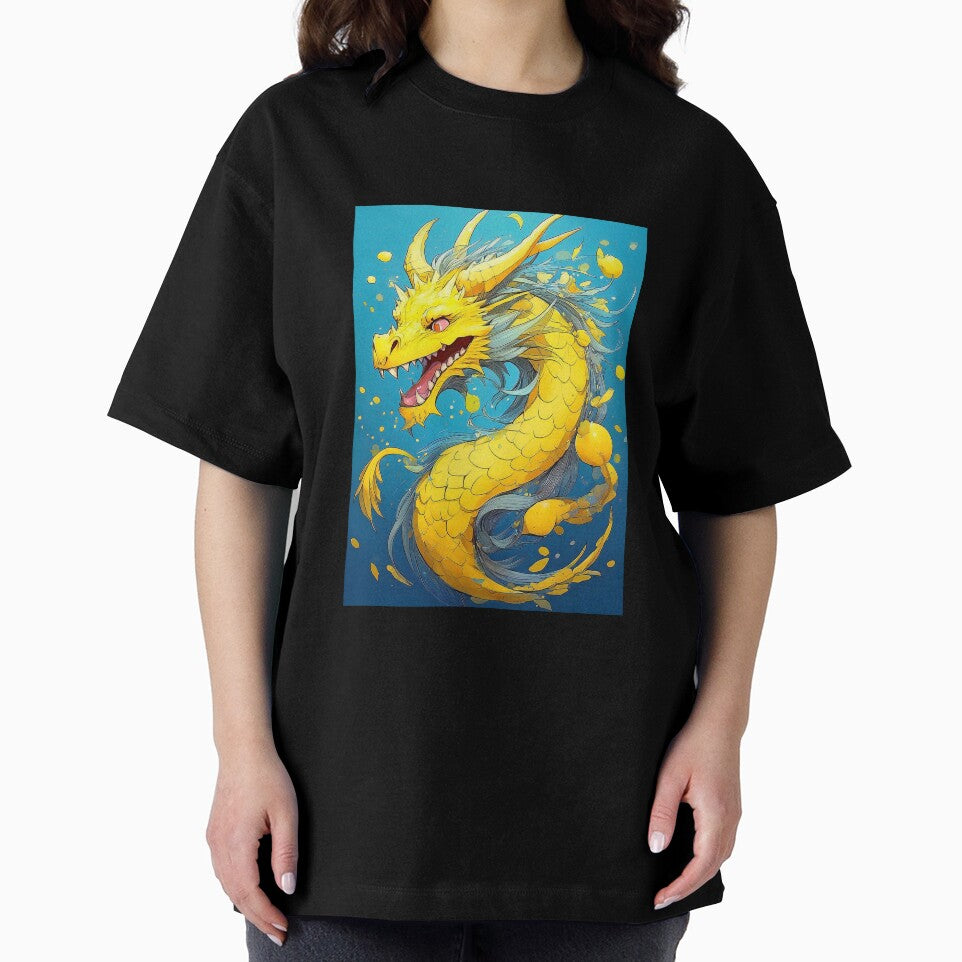 Cute yellow dragon by BAR DEC