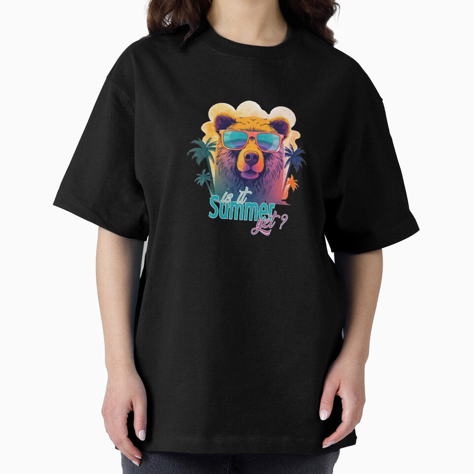 Is it Summer yet? With a bear wearing sunglasses by TeePulseMania