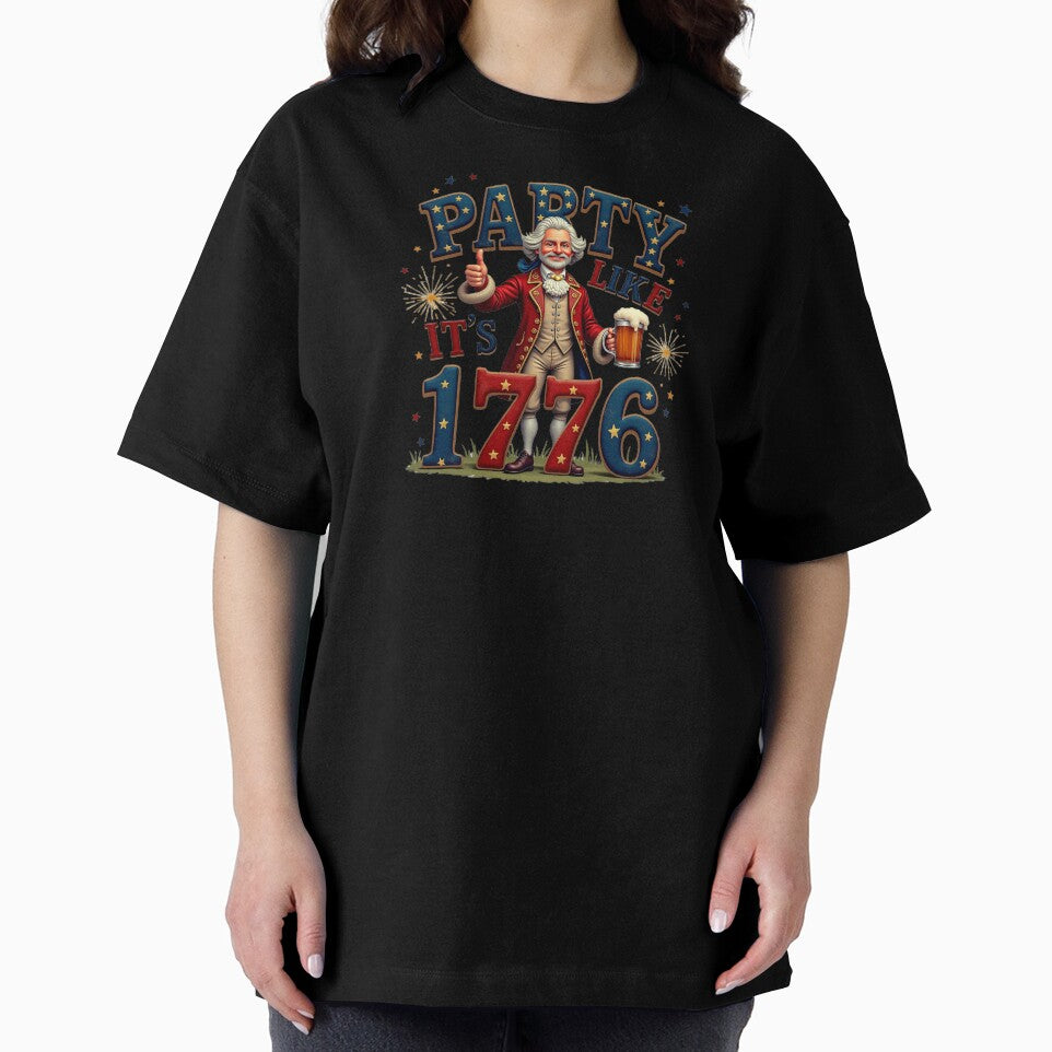 Funny 4th of July Shirt – Party Like It’s 1776 Patriotic Tee by SNW-Collective