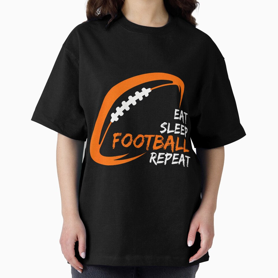 Eat Sleep Football Repeat Boys Players by egginsaqbuss