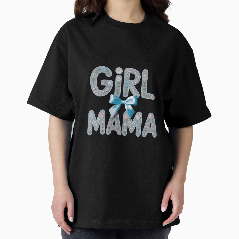 Girl Mama Cute Girl Mama Mothers Day Coquette Girl Mama Bow Mama by FaithAbbott