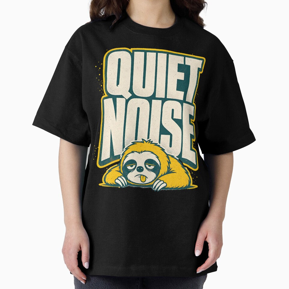 Quiet Noise Sloth - Funny Tired Introvert Animal by Fragy72
