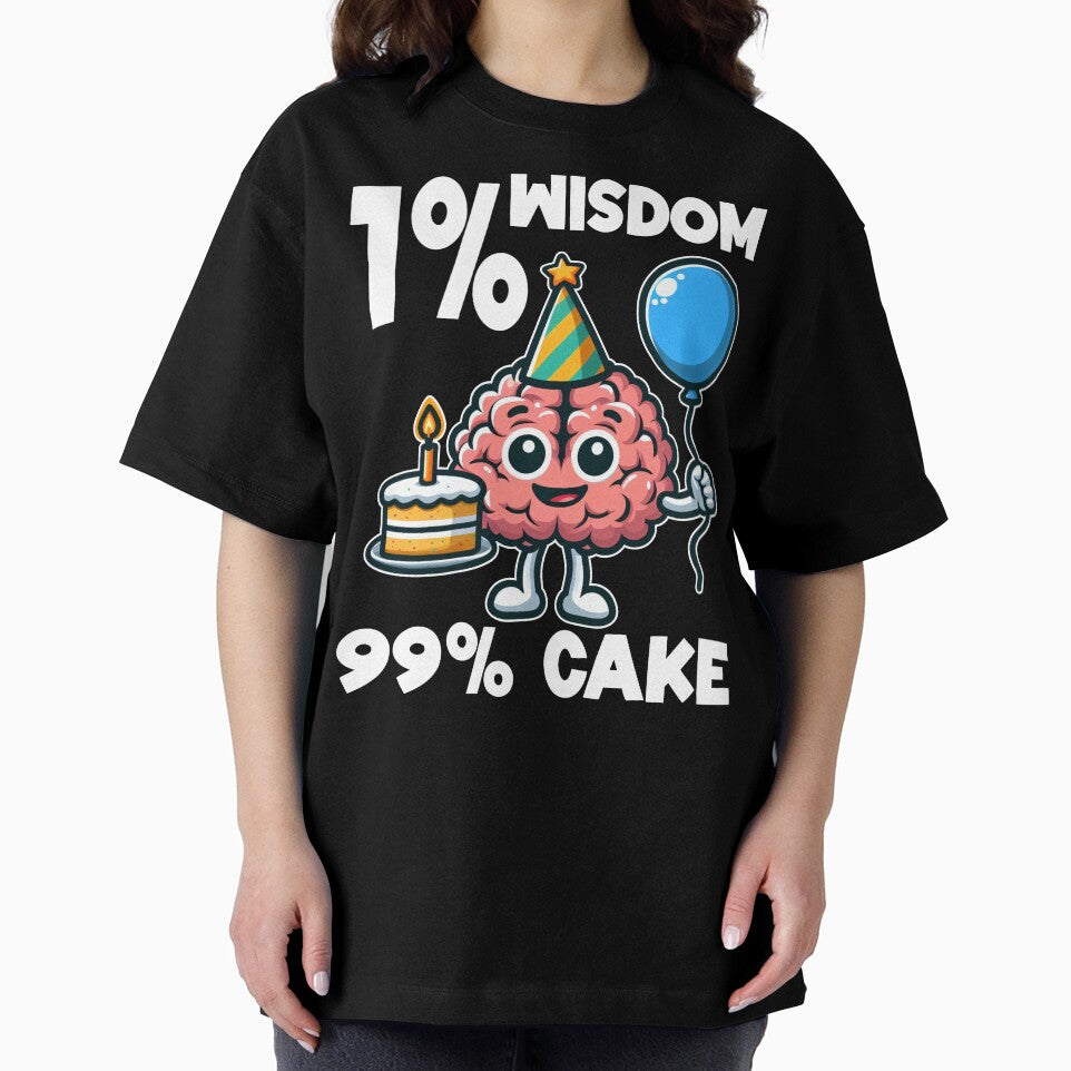 1% WISDOM, 99% CAKE - BIRTHDAY GIFT by KEF Custom