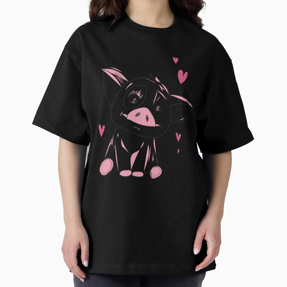 Cute Baby Pig love Hand-drawing pig gift for babies by SweetbeStore