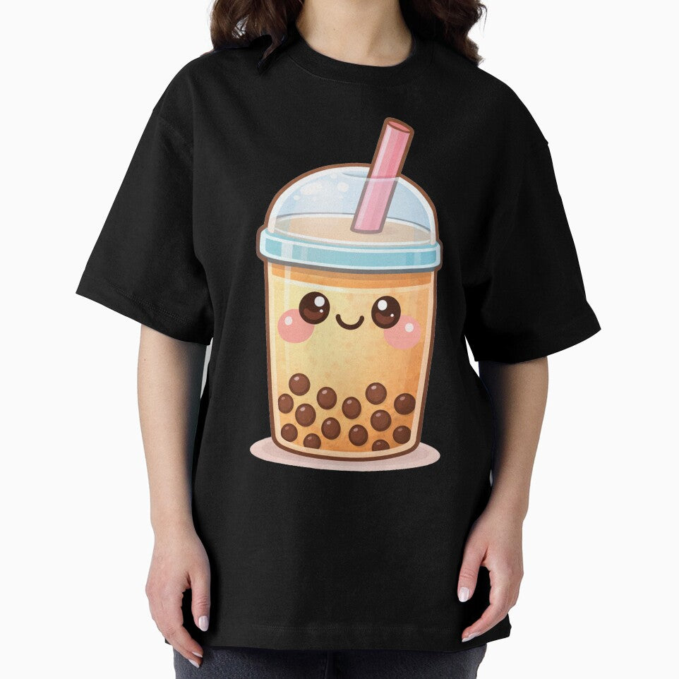 Cute Bubble Tea Kawaii Food Character by ImagenFusionP