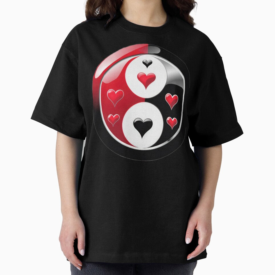 Valentines Day yin and yang symbol with hearts,Valentine heart,valentine art,valentine design by Expressions-Sel