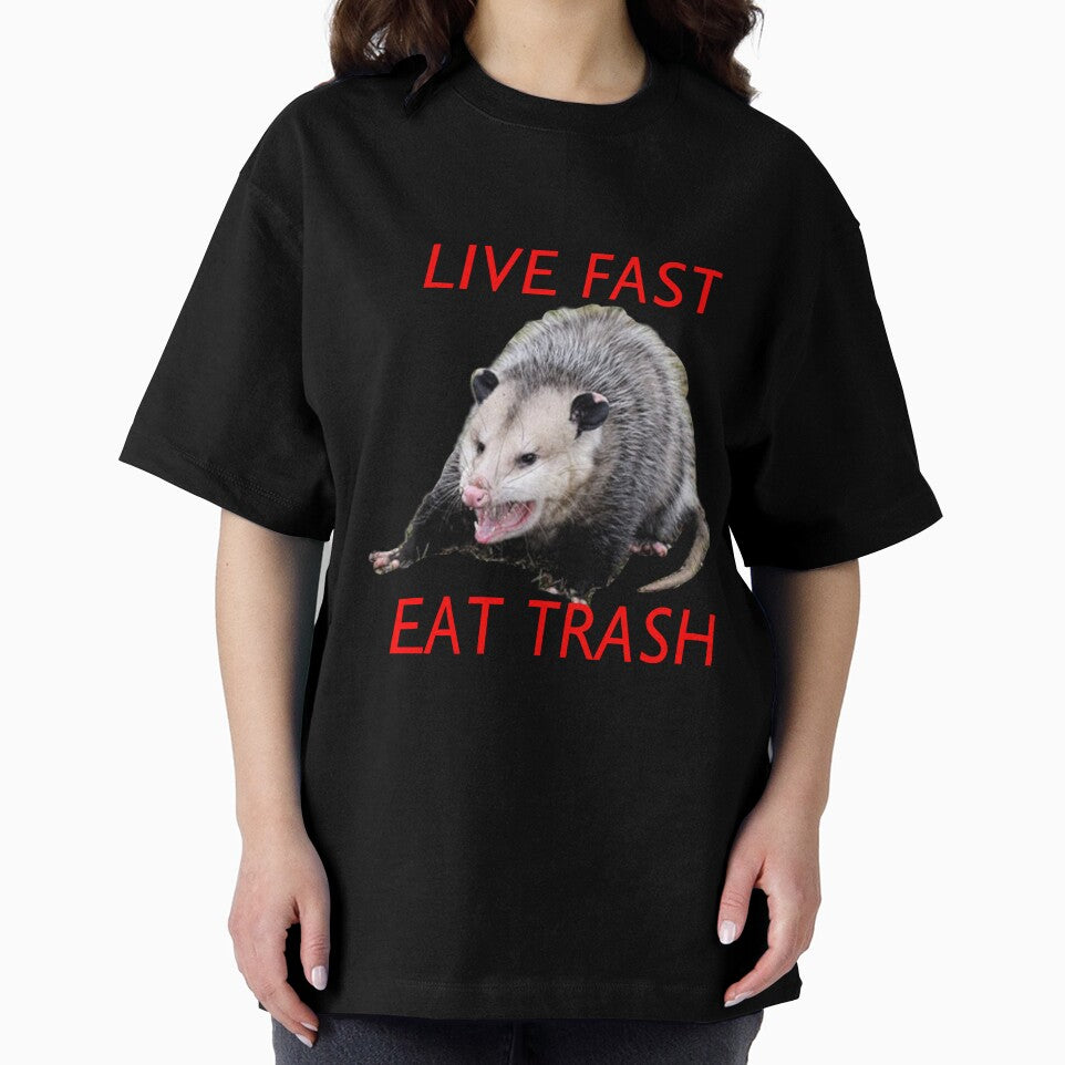 Live Fast! Eat Trash! Possum by royalblewitup