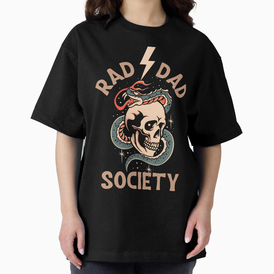 Rad Dad Society T-Shirt, Cool Dad Club, Dad Life Tee, First Fathers Day Present, Dad of Girls, Papa Of Boys, Gift For Husband, Daddy T-shirt by YubitaLeLe