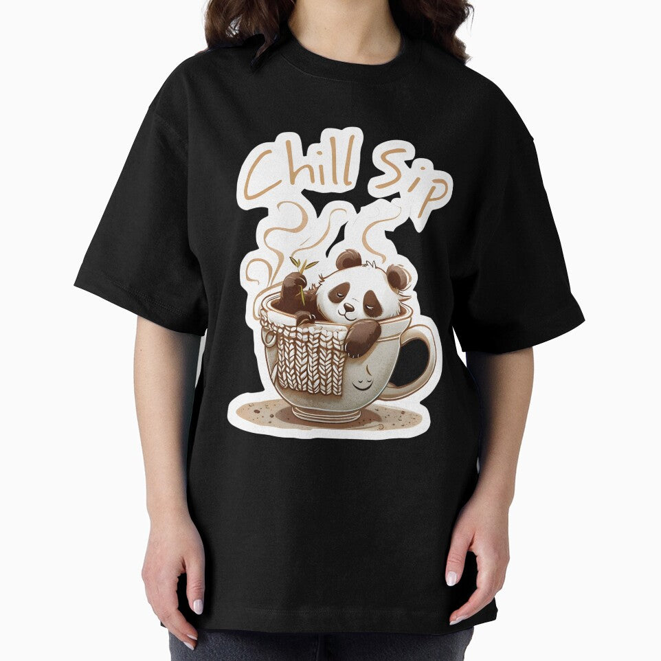 Chill sip Panda in a cup by PrettyDecor
