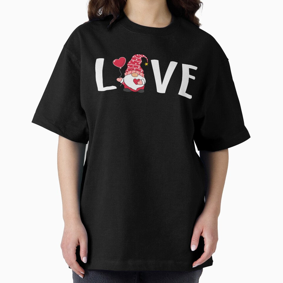 Gnomes Holding Heart Leopard Happy Valentine's by LionessLove
