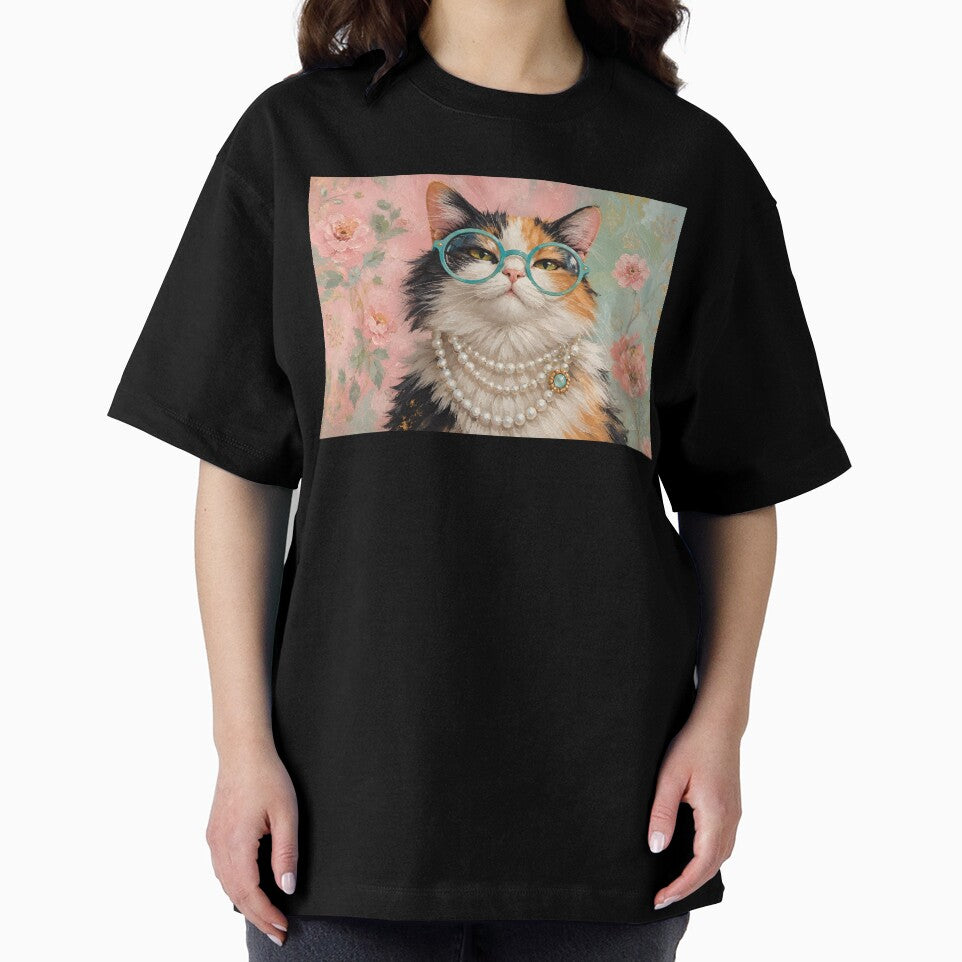 Fancy Calico Cat Portrait by Charisma Enigma