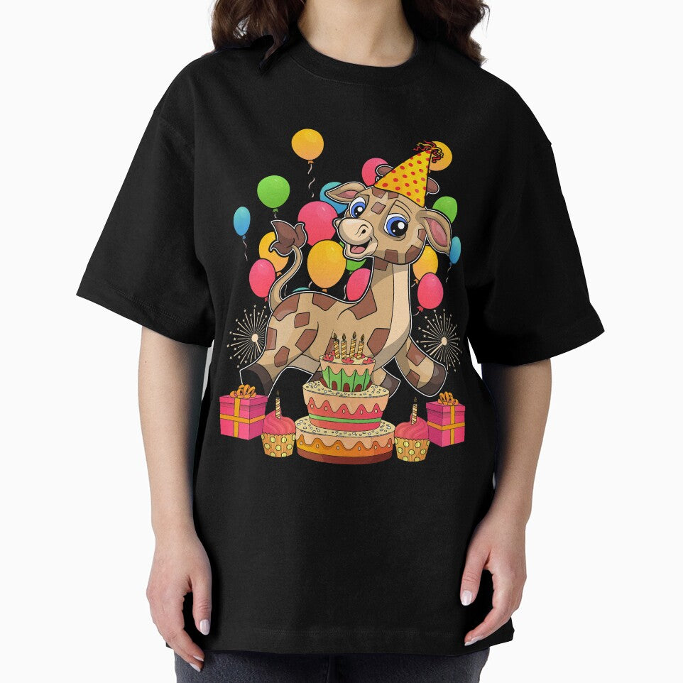 Funny Giraffe Kids Birthday by bestshirtdesign