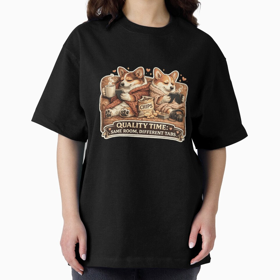 Corgi Couple Gift Modern Relationship Anniversary Humor by Gentlestate