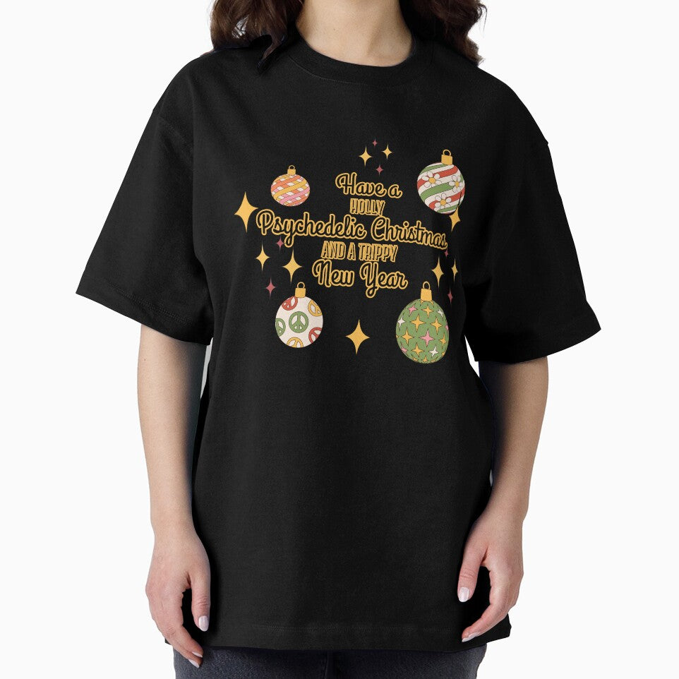 Holly Psychedelic Christmas and Trippy New Year Design by whereisOlga_