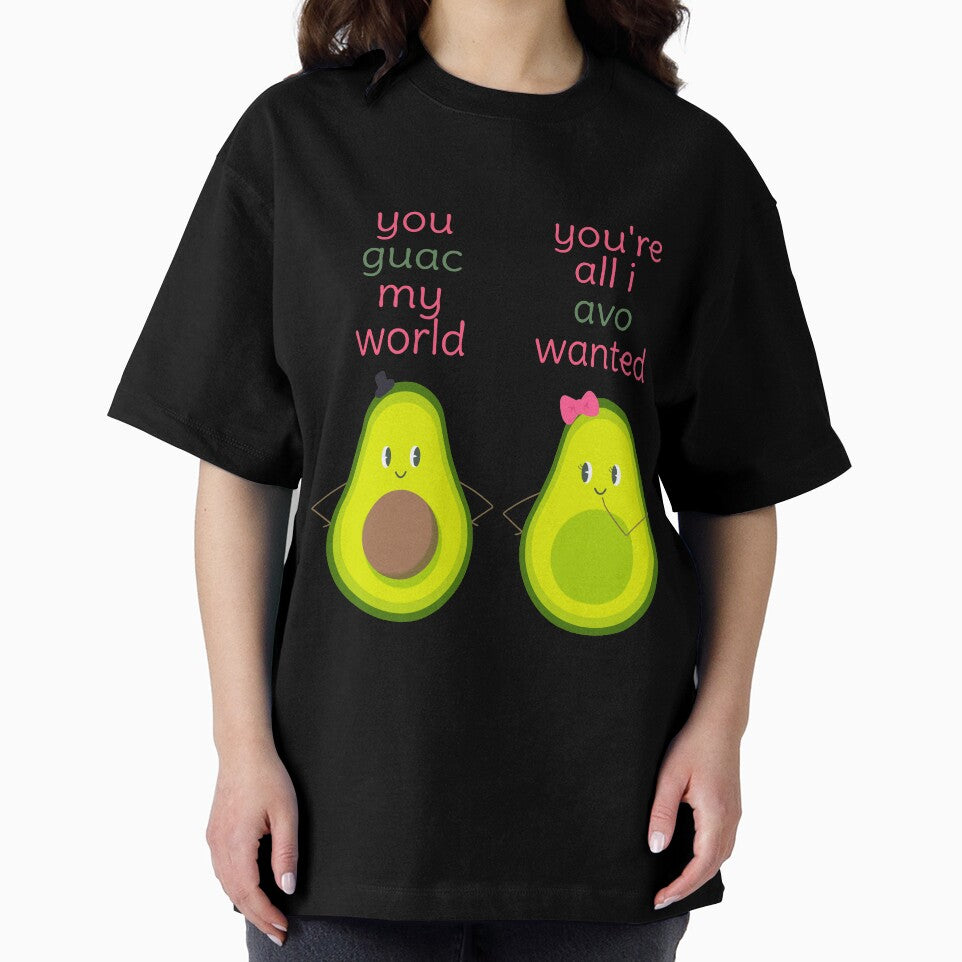 Avocado Pun Couple Love Shirt by ellione-loire