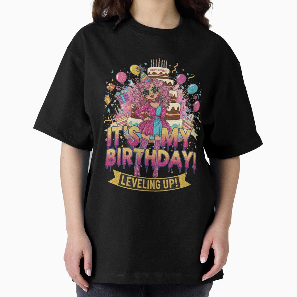 It's My Birthday - Leveling Up Party Tee by Pixie Pop